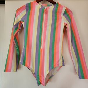 Girls Gap XL Zip Front Swimsuit